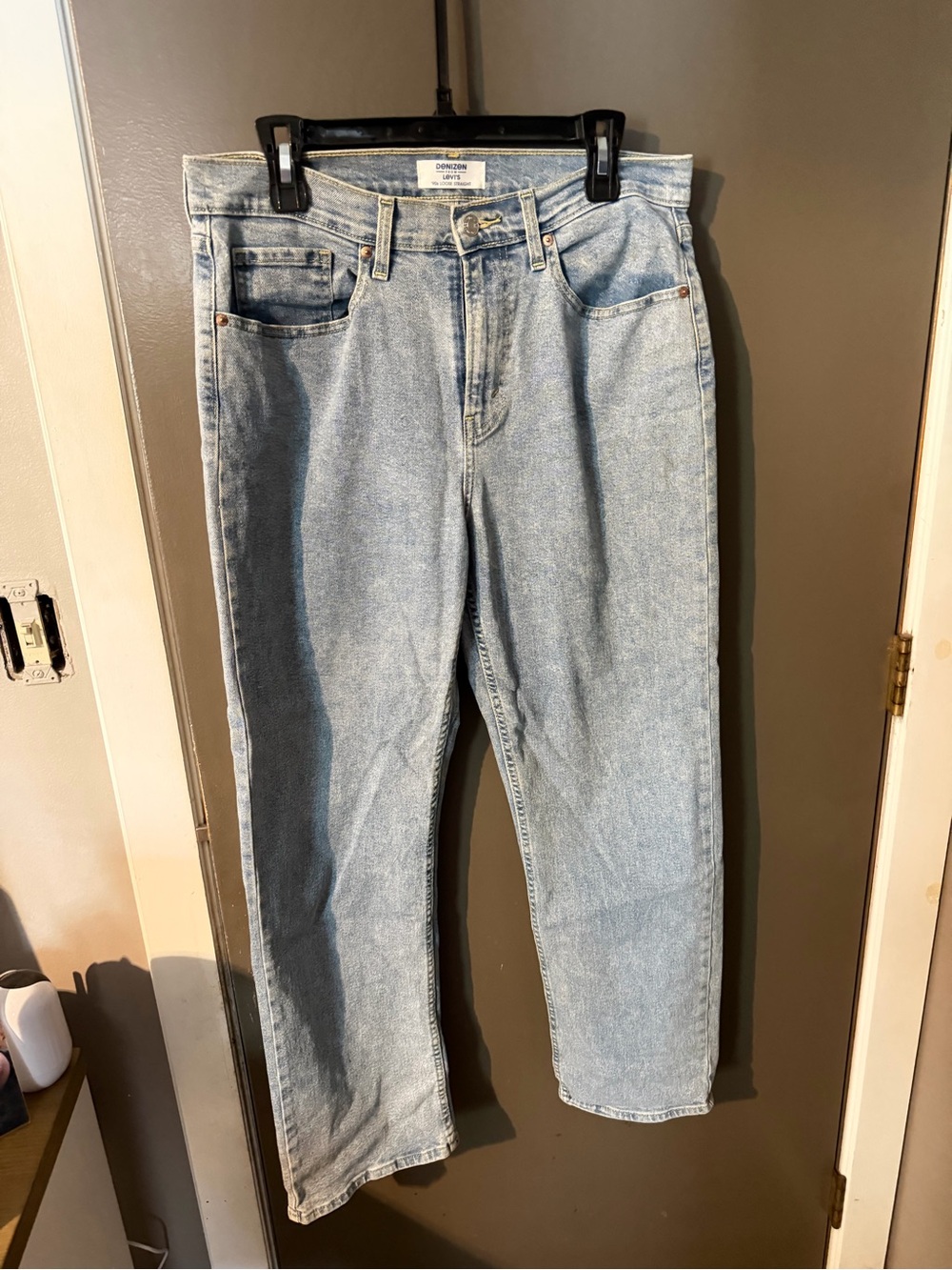 Denizen from Levi's Women's Straight Leg Light Blue Jeans - Picture 1 of 5